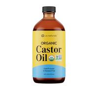 16oz Organic Castor Oil - Glass Bottle - USDA Certified Organic & Non-GMO - 100% Pure, Cold-pressed, Unrefined, Hexane-free - Premium Glow-Boosting Oil for Skin, Hair, Lashes, Nails & More