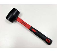 16Oz Rubber Mallet Hammer Fibreglass Shaft Grip Camping Paving Diy Hm107
