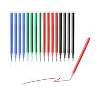 16Pack Erasable Pen Refills for Pilot Frixion, Blue Black Green Red Gel Ink 0.7mm Fine Tip Rollerball Ink Refills Easy to Erase Smooth Writing Experience for Back to School Office Stationary Supplies