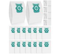 16Pack Guard S1 Hoover Vacuum Bags for Miele Pure TU L1 M1 L1/S1 Junior | Guard S1/ L1 Junior, Silence, Allergy, Parquet XL, Flex, AllFloor, Cat & Dog, 4 AirClean Exhaust + 4 Motor Protection Filters