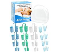 16Pack Nasal Dilator for Snore Reduction, Silicone Nose Vents Snoring Aids, Anti Snore Devices for Men and Women for Improving Nighttime Sleeping and Nasal Breathing