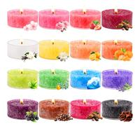 16Pack Scented Tealight Candles Gift Set, Mini Soy Wax Aromatherapy Candles, Portable Travel Tea Lights Candles for Relaxing Home Decor Events Gifts for Women Birthday Christmas Mother's Day