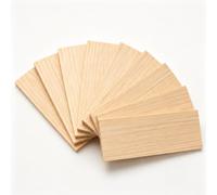 16Pack Wood Boards for Crafts Unfinished 4 x 2 x 1/5 Inch-5 mm Thick,Blank Unfinished Wood Blocks Pieces Planks Wooden Board for Paintings, DIY Plaques & Signs, Woodworking, Carving