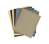 16Pcs 230x280mm Silicon Carbide Sandpaper Set 1500/2000/3000/5000 Grit, 9 * 11 Inch Extra-Large Dry/Wet Sanding Paper Heavy-Duty Abrasive Sheets for Wood Sanding, Metal Deburring & Surface Preparation