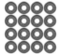 16pcs 608ZZ Wheelchair Fork Stem Bearing 8mm Bore Steel Double Shielded | 22mm Outer Diameter, 7mm Width, Sealed Structure, Stable Front Wheels, Reduced Steering Resistance