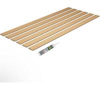 16PCS 6mm Wall Panelling Kit Shaker Style 3D Wall Panel Kit | MDF Wall Panels - Paintable Accent Panel Kit for a Stylish Upgrade to Any Home Decor 120cmx10cm (9mm)