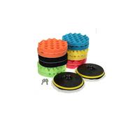 16pcs 7 Inch Sponge Polishing Foam Waxing Buffing Pads Set