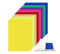 16Pcs A4 Coloured Dyslexia Overlays,Guided Reading Overlay Sheets | 8 Assorted Colours PVC Transparent Reading Aid,Reduce Visual Stress for Early Readers,Irlen Syndrome,Dyslexia ADHD,29.7x21cm