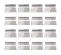 16Pcs Acrylic Aquarium Lid Holder for 6mm 8mm 10mm Glass Covers Clip Clamp for Fish Tank Maintenance (6mm)