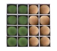 16Pcs Aesthetic Collection Velvety Finished Ornamental Designs At Featuring Sized Point Inches Two Four Balls Tree 16Pcs Vintage inch inch Velvet Party decorations ornaments vintage Tree ornam