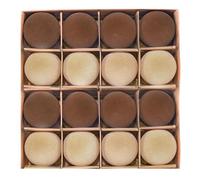 16Pcs Aesthetic Collection Velvety Finished Ornamental Designs Two At Point Featuring Inches Sized Four Ornaments Ornaments Flocked ornaments vintage 2.4 16Pcs Party Balls Christmas decoration