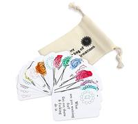 16pcs Affirmation Cards, Funny Affirmation Card Gift with Small Canvas Bag Positive Affirmations Cards for Women Men Adults Teens Self Improvement Self Encouragement