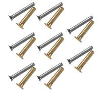 16pcs Alloy Silver Umbrella Rivets Rib Connectors | Repair kit for umbrellas and ribs, easy to use and portable, versatile parts for on-the-go fixes