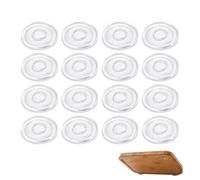 16PCS Anti-Slip Chopping Board Feet, 4cm/1.57" Cutting Board Silicone Feet, Thickened Self-Adhesive Silicone Cutting Board Legs, Reusable and Washable, For Cutting Boards, Chairs, Furniture and More