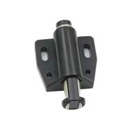 16pcs Cabinet Stopper Strong Magnetic Push to Open Touch Catch Stop Quiet Damper Buffer Kitchen Cupboard Door Magnet Invisible Handles(Single Black)
