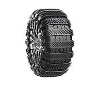 16PCS Car Snow Tire Chains for Mitsubishi Colt Lancer L200 Eclipse Cross, Winter Traction Straps, Tyre Grip Aids for Rain and Mud, Reusable Wheel Cable Ties for Outdoor Driving,A Black