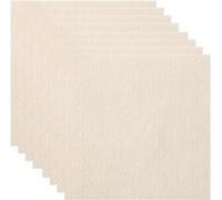 16pcs Carpet Tiles 11x11 in-8 Pcs Washable Self-Adhesive Floor DIY Install Non-Slip Rug for Living Room Basement(Ivory White)
