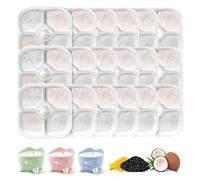 16Pcs Cat Water Fountain Filters, Water Fountain Filters Compatible with Catit PIXI Pet Drinking Fountain, 50% More Resin & Activated Carbon Filters (16)