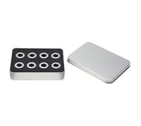 16PCS CERAMIC BSB SPEED11 HIGH SPEED BALL BEARING WITH IRON BOX FOR ROLLER SKATES PRECISION CERAMIC BEARINGS RUSTPROOF RESISTANT LONG SERVICE LIFE OUTER DIAMETER 22MM INNER