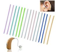 16PCS Cochlear Implant Cable Wrap, Colorful Cochlear Hearing Aid Wires Twist Protector Helps to Protect and Strengthen The Wire, Hearing Aids Accessories Help Protect Enhance The Service Life of Wires
