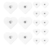 16pcs Duvet Snaps, Heart Shaped Duvet Snap Clips to Hold Comforter Inside Duvet Cover Holder Preventing Quilt from Shifting in Quilt Covers Place Comforter Fasteners Bedding Accessories Gadgets Tool