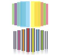 16pcs Dyslexia Overlays, Coloured Dyslexia Aids for Children Coloured Dyslexia Overlays Rulers, Dyslexia Reading Aids, Reading Overlay Highlight Strips for Visual Stress Dyslexia Reading Aids