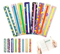 16Pcs Dyslexia Reading Overlays & Reading Ruler Set, Coloured Overlays for Dyslexia, Guided Reading Strips & Bookmarks for Kids, Reading Tracking Rulers for Visual Stress, ADHD Learning Tools