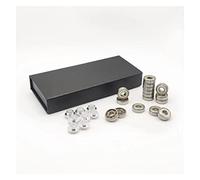 16pcs Fast White Ceramic Inline Speed Skating Bearing with 7-Beads ZrO2 608rs Roller Skates Rolling