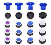 16pcs Faucet Aerators Plastic, Kitchen Faucet Bubbler Filter with 4pcs Aerator Wrenches Spray Head Water Saver Saving Tap Nozzle Replacement for Bathroom Kitchen Sinks (16.5/18.5/21.5/24mm)