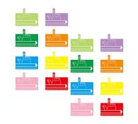 16Pcs Finger Spacer Handwriting Tool Writing Spacers for School Kids Colorful Handwriting Spacer Tool Writing Tools Handwriting Tools Writing Spacers for Kids Kids Handwriting Tool Finger