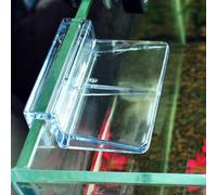 16PCS Fish Tanks Glass Cover Clip, Aquarium Cover Bracket, Aquariums Lid Support Holders Clear Acrylic Aquarium Lid Clips(8mm)