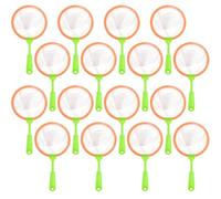 16PCS Fishing Net, 8.6x4.5" Kids Butterfly Net, Catching Outdoor Tools for Fish Ladybird Escape-Proof Lightweight Portable Mesh for Catching or Releasing, Random ColorFishing