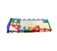16pcs Foam Pegs Traditional Flying Chess Mat Foldable Carpet Board Game Set