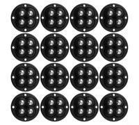 16PCS for mini Caster Wheels Swivel Ball Transfer Rollers for Appliances Furniture - Self-Stick Steel ABS 360 Degree Movers for Kitchen Gadgets Trash Bins DIY Crafts Black White(Black)