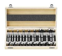 16PCS Forstner Drill Bit Set, Ø 6-54mm Forstner Bits for Woodworking, Wood Drilling Hole Saw Wood Cutter with Round Shank, Drill Accessories with Storage Case