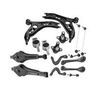 16PCS Front Rear Suspension Ball Joint Wishbone Lower Control Arm Compatible For VW Passat CC 2011-2014 /Tiguan 2009-2016 1K0505223K