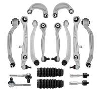 16PCS Front Upper Lower Suspension Control Arms Kit Fit for Bentley Continental GT GTC Flying Spur 2004-2019, 3W0407505, 3W0407509, 3W0407693, 3W0407506, 3W0407510, 3W0407694, 3W0407151