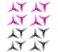 16pcs Gemfan Hurricane 2023 2 Inch 3-Blade Propeller 3 Holes Props 1105-1108 Motor for Toothpick RC Drone FPV Racing(8CW 8CCW)