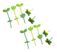 16pcs Green Fruit Fork,Mini Leaf Food Picks for Fun Toddler Tiny Fork for Sandwich, Cake,Salad, Lunch Box Bento Decor, Party Supplies Bento Boxes