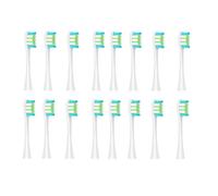 16Pcs Green Replacement Toothbrush Heads, Compatible for Oclean Flow/X/X PRO/Z1/F1/One/Air 2/SE Soft Vacuum Bristle Brush Heads