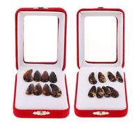16pcs Guzheng Nails Chinese Zither Finger Picks with Storage Case AOD
