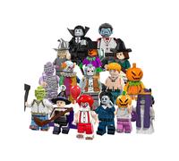 16PCS Halloween Vampire Pumpkin Man Puzzle Assembled Building Block Minifigure Toys