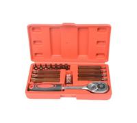 16Pcs Hexagonal Torxes Wrench Set with Stars Head and MHT Bit for Automotive Repair Mechanical Maintenance Task Tool Steel Torxes Screwdriver Set