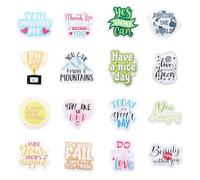 16pcs Inspirational Magnets, Positive Saying Motivational Affirmation Quotes Magnets for Fridge Accessories Mental Health Magnetic for Refrigerator Locker Decorations Kitchen Office School Whiteboard
