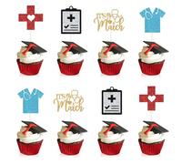 16PCS It's a Match Cupcake Toppers, Match Day Cupcake Picks, Congrats on Matching, Residency Match Day Medical School Graduation Party Decorations