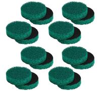 16pcs Kitchen Pads Power Scrubber Pads Fit for Dremel Versa Scouring Pads, Electric Scrubber Replacement Scouring Pads Set, Green