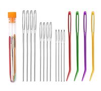 16pcs Large-Eye Blunt Needles, Darning Needle, Yarn Knitting Needles Tapestry Needles Big Eye Darning Needle Large Eye Stitching Needles Hand Sewing Needles for Crochet Projects