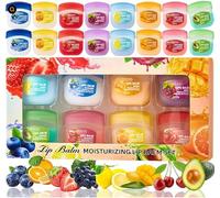 16Pcs Lip Balm Set,8 Fruity Flavors Mini Lip Balm Multipack Natural Organic Deep Moisturizing Vegan Lip Care Repair Cracked Dry Lips,Skin Care Gift Set For Teenager Girls