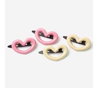 16pcs Love Morandi hair clip new women's side broken hair clip children's seamless duck mouth clip with forehead bangs clip