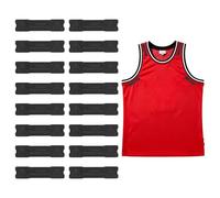 16pcs Magnetic Jersey Hanger for Wall Display, Invisible Magnet Sport Shirt Hanging Holder No-Drill Installation Fit All Basketball Football Hockey Baseball Jersey Floating Memorabilia Display